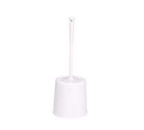 Image de ENSEMBLE WC BROSSE + POT PLASTIQUE BLANC