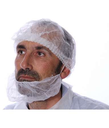 Image de CACHE BARBE PLP NON TISSE BLANC (Carton de 1000)