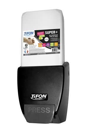 Image de DISTRIBUTEUR SAVON MICROBILLE NOIR POUR RECHARGE 4.5L