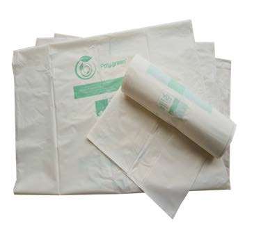 SAC A DECHET 060L SOUDURE ETOILE VERT BIODEGRADABLE