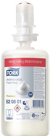 Image de SAVON MOUSSE TORK ANTIMICROBIEN S4 (Colis de 6X1L)