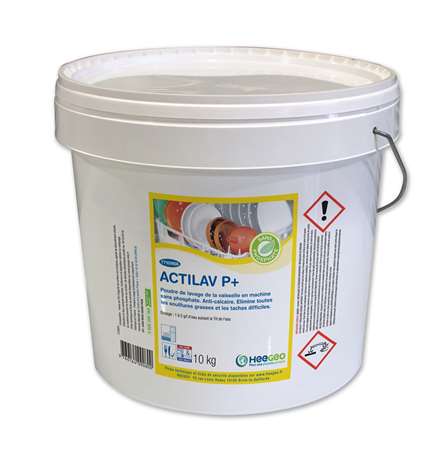 ACTILAV P+ POUDRE DEGRAISSANTE ANTICALCAIRE MACHINE 10KG