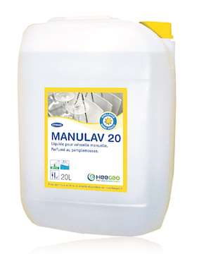 Image de MANULAV 20 LIQUIDE VAISSELLE CONCENTRE PAMPLEMOUSSE 20 L