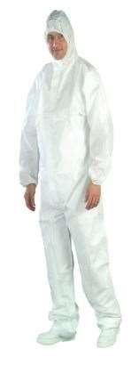 Image de COMBINAISON MICROPROPRE 65G CAPUCHE XL