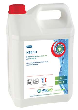 Image de HEBDO DETARTRANT SANITAIRE PUISSANT FLORAL 5L