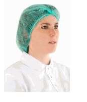 Image de CHARLOTTE NON TISSEE VERTE A CLIPS (Carton de 1000)