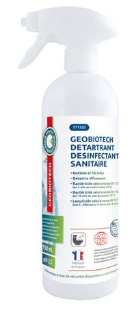Image de GEOBIOTECH DETARTRANT DESINFECTANT SANITAIRES 750ML ECOCERT
