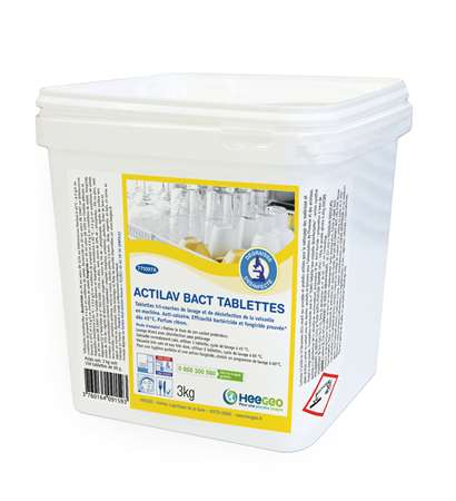ACTILAV BACT TABLETTES LAVAGE DESINFECT CITRON SEAU 20X150G
