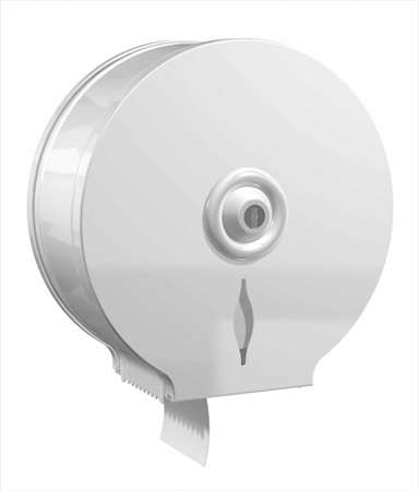 Image de DISTRIBUTEUR PH MAXI JUMBO METAL BLANC