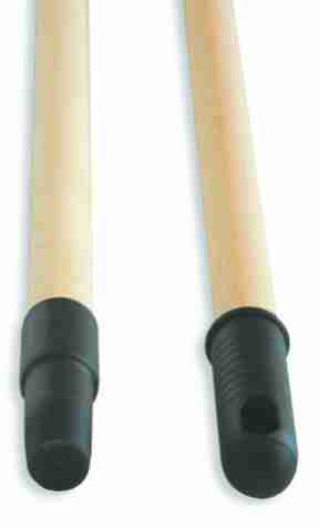 Image de MANCHE BOIS 1M30 DIAM 24 + EMBOUT VIS ET ATTACHE *