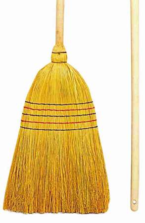 Image de BALAI PAILLE DE RIZ 5 FILS POIRE ROULEE