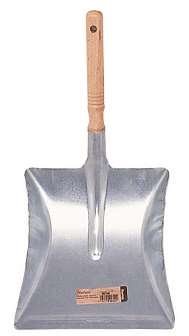 Image de PELLE METAL ZINGUE MANCHE BOIS BRUT