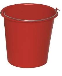 Image de SEAU ROND 10 L ROUGE