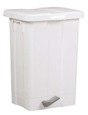 Image de POUBELLE PATTY 50 L BLANC COUVERCLE A PEDALE