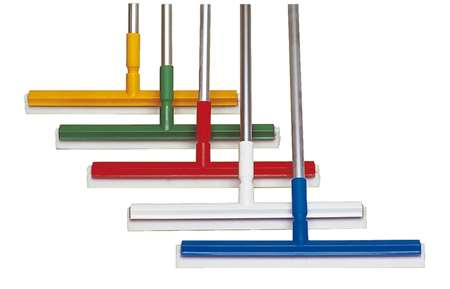 Image de RACLETTE SOL POLYPROPYLENE 40CM MONTURE BLANCHE MOUSSE BLANC