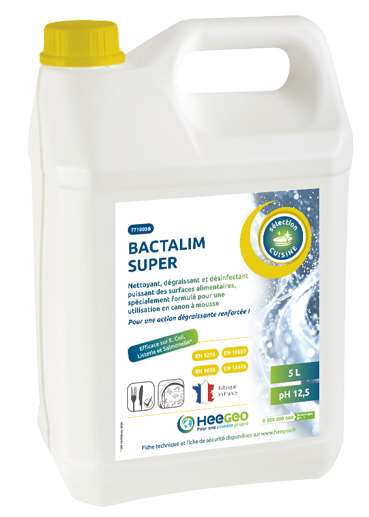 Image de BACTALIM SUPER NETTOYANT DEGRAISSANT DESINFECTANT 5L