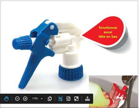 Image de TETE VAPO BLEUE SEULE