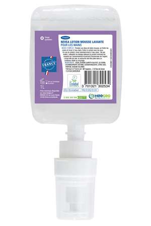 Image de NEVEA CARTOUCHE MOUSSE LAVANTE 1L (Colis de 6) ECOLABEL