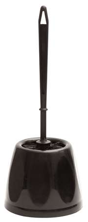 Image de ENSEMBLE WC BROSSE + POT CLASSIC NOIR