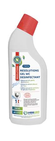 Image de RESOLUTIONS GEL WC DESINFECTANT 750ML ECOCERT