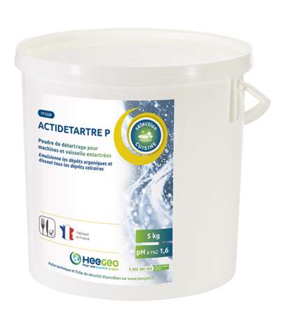 Image de ACTIDETARTRE P POUDRE DE DETARTRAGE 5KG