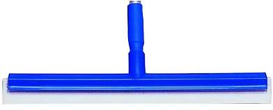 Image de RACLETTE SOL POLYPROPYLENE 50CM MONTURE BLEU MOUSSE BLANCHE