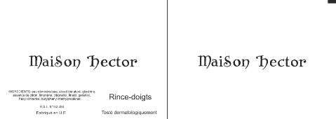 Image de RINCE DOIGTS MAISON HECTOR (Colis de 500)