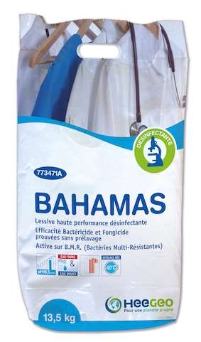Image de BAHAMAS LESSIVE DESINFECTANTE SAC DOUBLE POIGNEE- 13.5KG