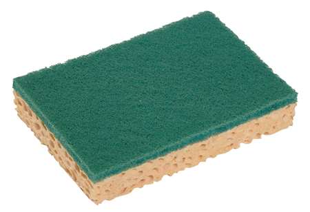 Image de EPONGE GRATTANTE RECTANGLE SPONREX 74 GRAND MODELE SACHET 10