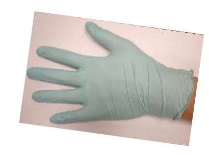 Image de GANT NITRILE BLEU NON POUDRE TS - 6/7 (Boîte de 100)