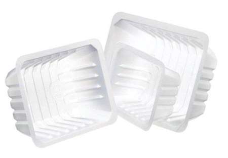 Image de BARQUETTE PLASTIQUE 200gr TRANSLUCIDE       le sachet de 500