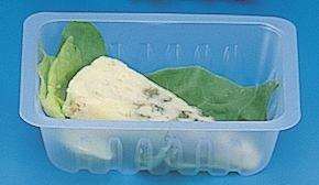 Image de BARQUETTE PLASTIQUE 375gr TRANSLUCIDE  le sachet de 250