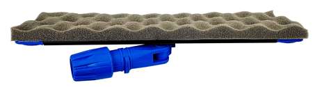 Image de BALAI TRAPÈZE PLASTIQUE CLASSIC BLEU 40CM SEMELLE MOUSSE ^^