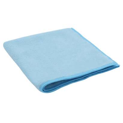 Image de LAVETTE MICROFIBRE SOFT RECYCLE 38X38 300G/M² BLEU x5
