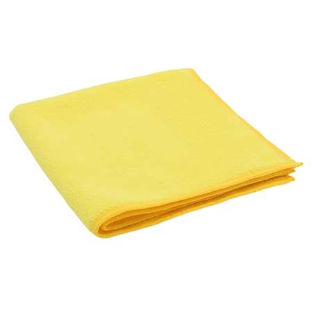 Image de LAVETTE MICROFIBRE SOFT RECYCLE 38X38 300G/M² JAUNE x5