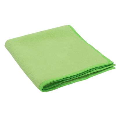 Image de LAVETTE MICROFIBRE SOFT RECYCLE 38X38 300G/M² VERT x5