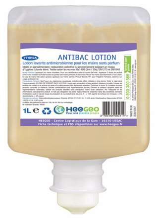 Image de ANTIBAC LOTION LAVANTE DESINFECTANTE MAINS COLIS 6X CART.1L