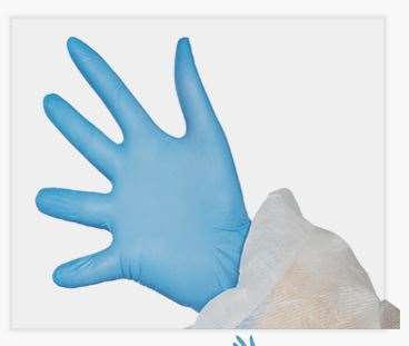 Image de GANT NITRILE BLEU NON POUDRE TL NON MEDICALE (Boîte de 200)