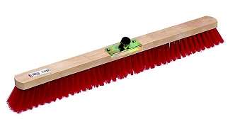 Image de BALAI CANTONNIER PVC ROUGE 100CM DOUILLE METAL