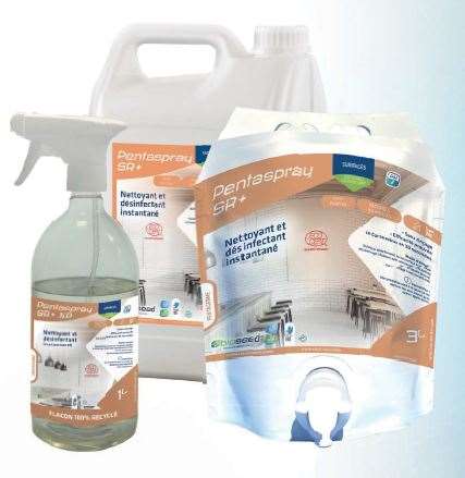 Image de PENTASPRAY SR+ NON PARFUME ECOCERT 1L SPRAY