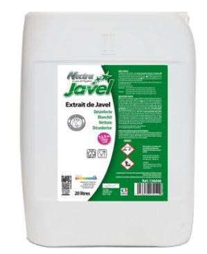 Image de EXTRAIT DE JAVEL 12.5 % 1000 L