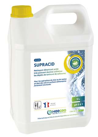 Image de SUPRACID DETERGENT DESINCRUSTANT ACIDE ALIMENTAIRE 5L