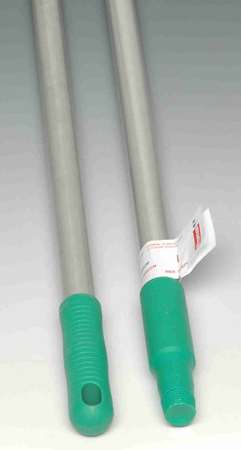 Image de MANCHE ALU ANODISE 140CM ALIMENTAIRE BOUT VERT