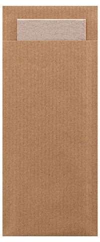 Image de POCHETTES 8.5X20CM KRAFT BRUN/SVT OUATE 23X39 2F KRAFT (X500