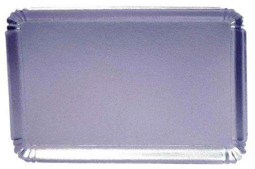 Image de PLATEAU TRAITEUR ARGENT 1 FACE 28/42cm        SACHET DE 25