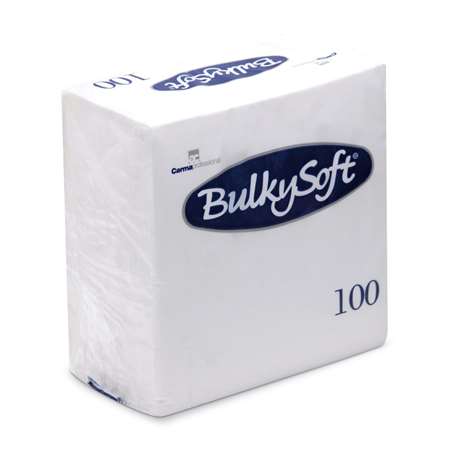 Image de SERV OUATE 2P 30X30 BLANCHE BULKYSOFT ECOLABEL(Colis 3000)