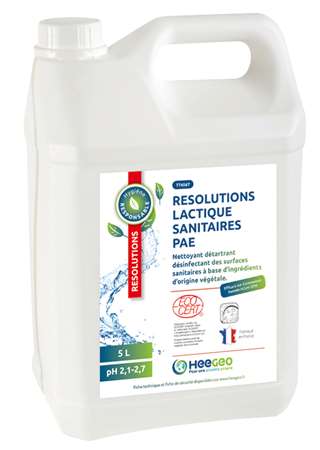 Image de RESOLUTIONS LACTIQUE SANITAIRES PAE 5L ECOCERT