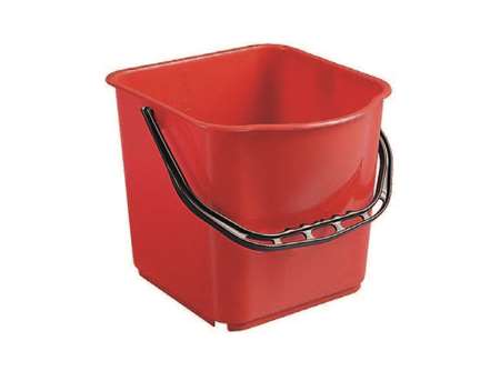 Image de SEAU 15L ROUGE ANSE PLASTIQUE