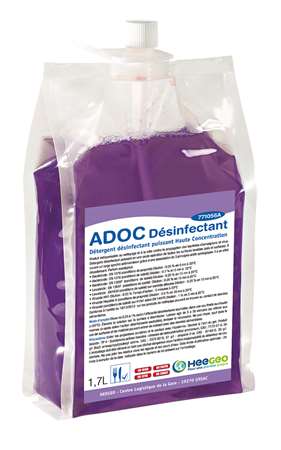Image de ADOC DESINFECTANT DETERGENT EUCALYPTUS COLIS 4  X 1.7L