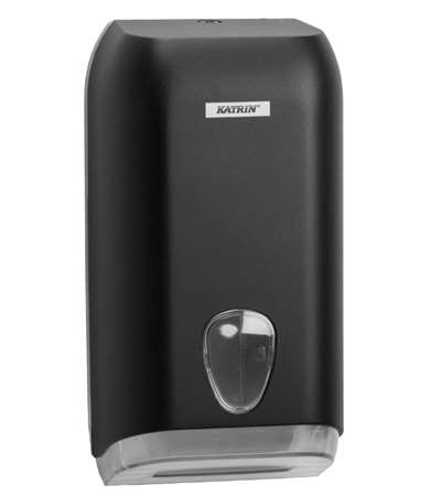 Image de DISTRIBUTEUR PH KATRIN BULK PACK PLIE FEUILLE A FEUILLE NOIR